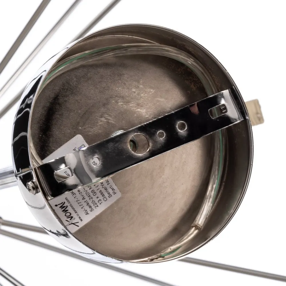 Avonni Hængelampe AV-1777-13K kromfarvet glas 13-flammet