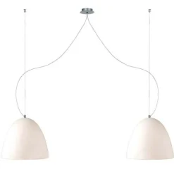 Casablanca Pendellamper|Pendellamper>Hængelampe BELL 21 cm, sandfarvet, med 2 lyskilde