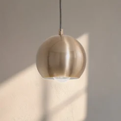 Opviq Pendellamper|Pendellamper>Hængelampe Berceste 9201, Ø 15 cm, guld, jern, E27