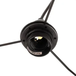 Duolla Hængelampe Boho Ø 45 cm 1-faset sort/jute