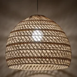 Hængelampe BOHO, Ø 60 cm, naturbrun, rattan, E27^Nowodvorski Lighting Clearance