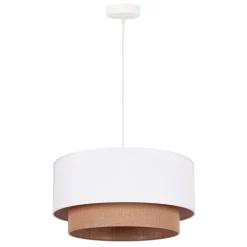 Duolla Hængelampe BohoØ 45 cm 1flg. hvid/jute