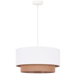 Duolla Hængelampe BohoØ 45 cm 1flg. hvid/jute