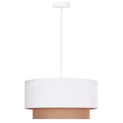 Duolla Hængelampe BohoØ 45 cm 1flg. hvid/jute