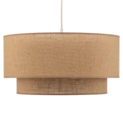 Hængelampe Boho jute naturbrun Ø45cm 1 lyskilde^Duolla Online