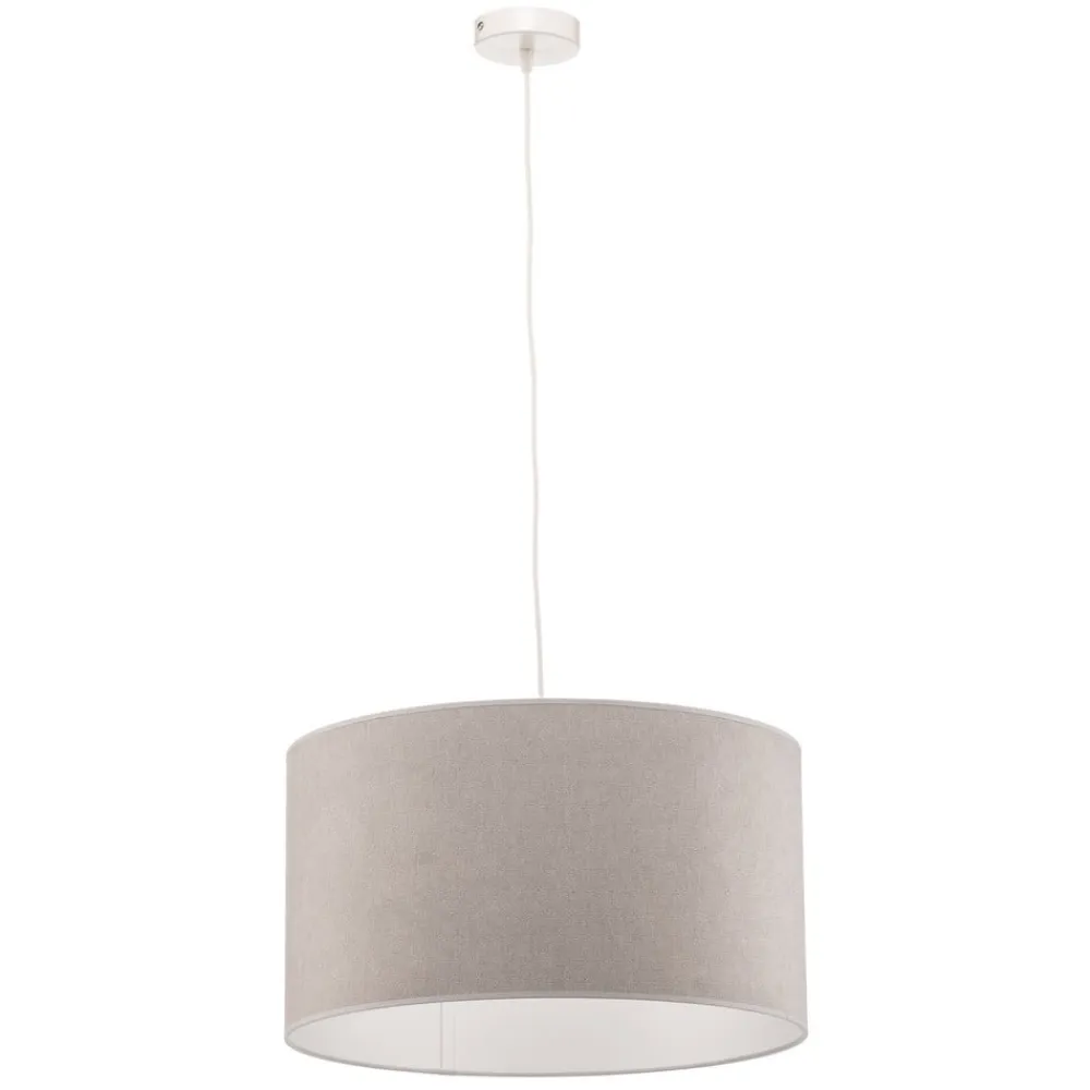 Duolla Hængelampe Bristol, vævet mønster, grå