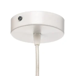 Duolla Hængelampe Bristol, vævet mønster, grå