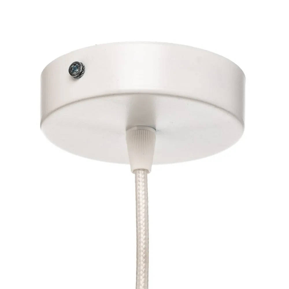 Duolla Hængelampe Bristol, vævet mønster, grå