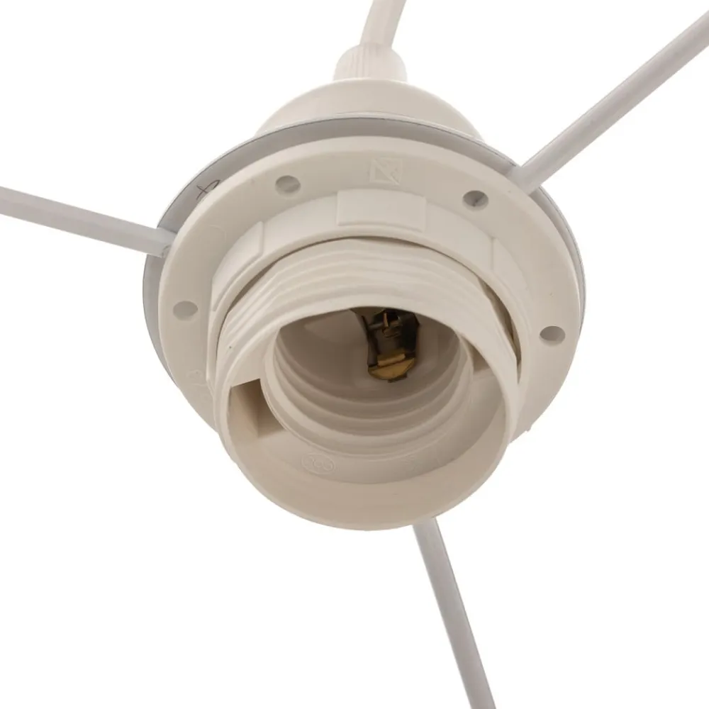 Duolla Hængelampe Bristol, vævet mønster, grå