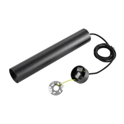 Deko-Light Hængelampe CAN, sort, højde 35 cm, Ø 6 cm, metal, GU10