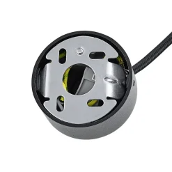 Deko-Light Hængelampe CAN, sort, højde 35 cm, Ø 6 cm, metal, GU10