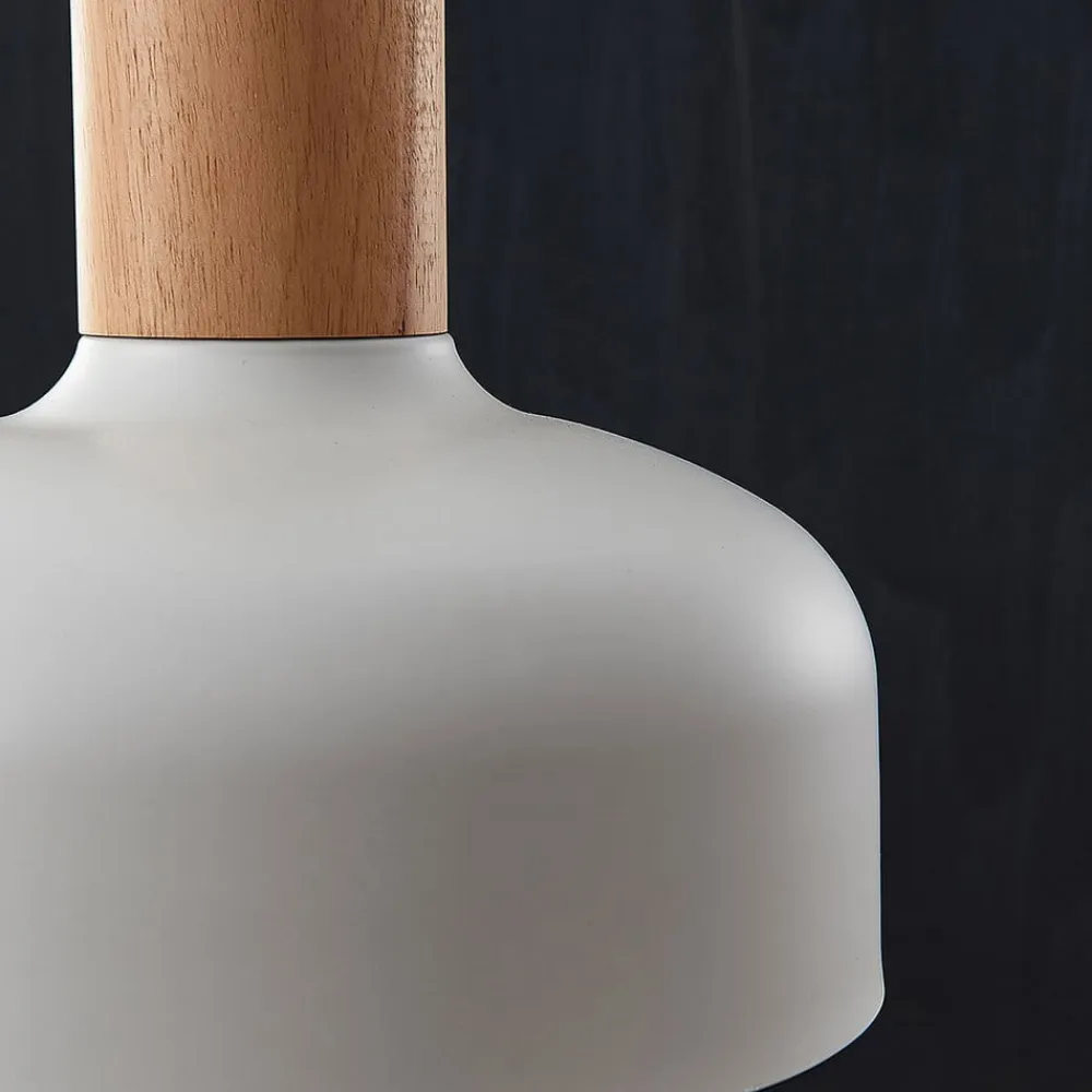 Lindby Hængelampe Carlise med træelement