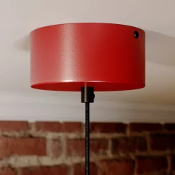 Luminex Hængelampe CLASS, rød/hvid, Ø 36 cm, metal