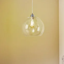 Hængelampe Colour, glasskærm transparent^SOLLUX LIGHTING Discount