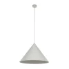 TK Lighting Hængelampe Cono, 1 lyskilde, Ø 50 cm, beige, E27