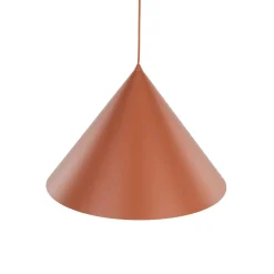 TK Lighting Hængelampe Cono, 1 lyskilde, Ø 50 cm, terracotta, E27