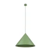 TK Lighting Hængelampe Cono, 1 lyskilde, Ø 50 cm, grøn, E27
