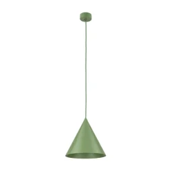 TK Lighting Pendellamper>Hængelampe Cono, 1 lyskilde, Ø 25 cm, grøn, E27