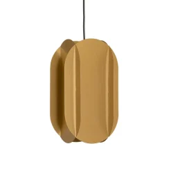 Hængelampe Corner, guldfarvet, højde 35 cm, metal, E27^Opviq Hot