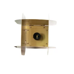 Hængelampe Corner, guldfarvet, højde 35 cm, metal, E27^Opviq Hot