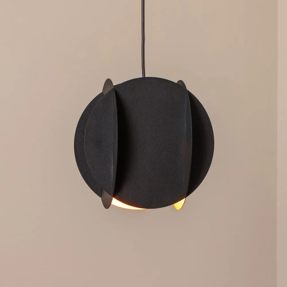 Opviq Pendellamper>Hængelampe Corner, sort, 25 x 25 cm, metal, E27