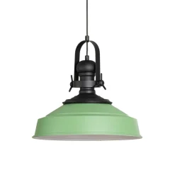 Opviq Hængelampe Craft, grøn, metal, Ø 41 cm, E27