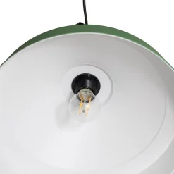 Opviq Hængelampe Craft, grøn, metal, Ø 41 cm, E27