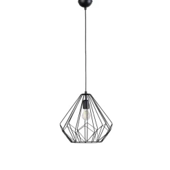 Opviq Hængelampe Diamond, sort, metal, Ø 37 cm, E27