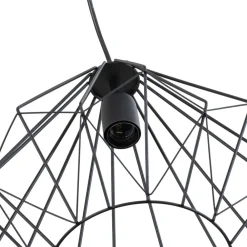 Opviq Hængelampe Diamond, sort, metal, Ø 37 cm, E27