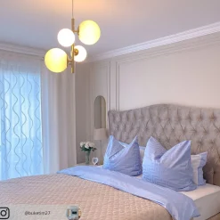 Hængelampe Dione, 4 lyskilder, guld^ALDEX Sale