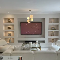 Hængelampe Dione, 4 lyskilder, guld^ALDEX Sale