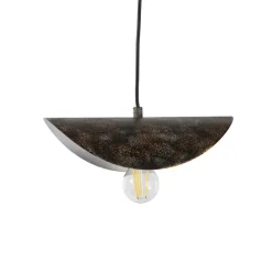 Opviq Hængelampe Eger, 1 lyskilde, antikbrun, metal, E27