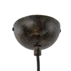 Opviq Hængelampe Eger, 1 lyskilde, antikbrun, metal, E27