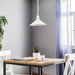 Argon Hængelampe Elmo, 1 lyskilde, hvid