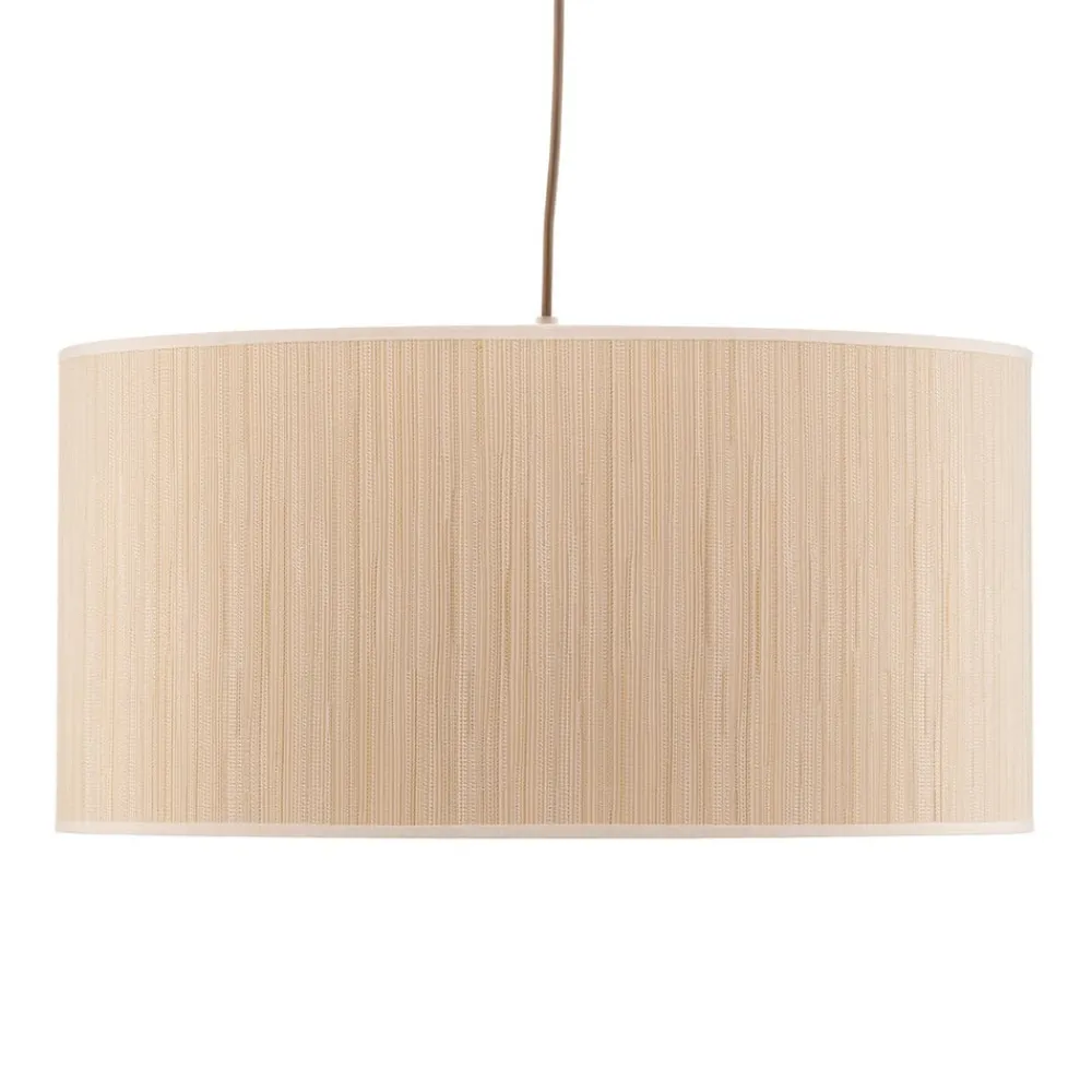 Duolla Hængelampe Essex, struktureret stof, guld