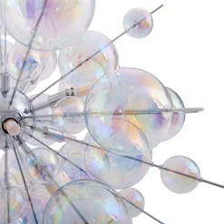 Näve Hængelampe Explosion i glas, 10 lyskilder