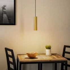 Hængelampe Eye, 1 lyskilde, messing, skærmhøjde 25 cm^Nowodvorski Lighting New