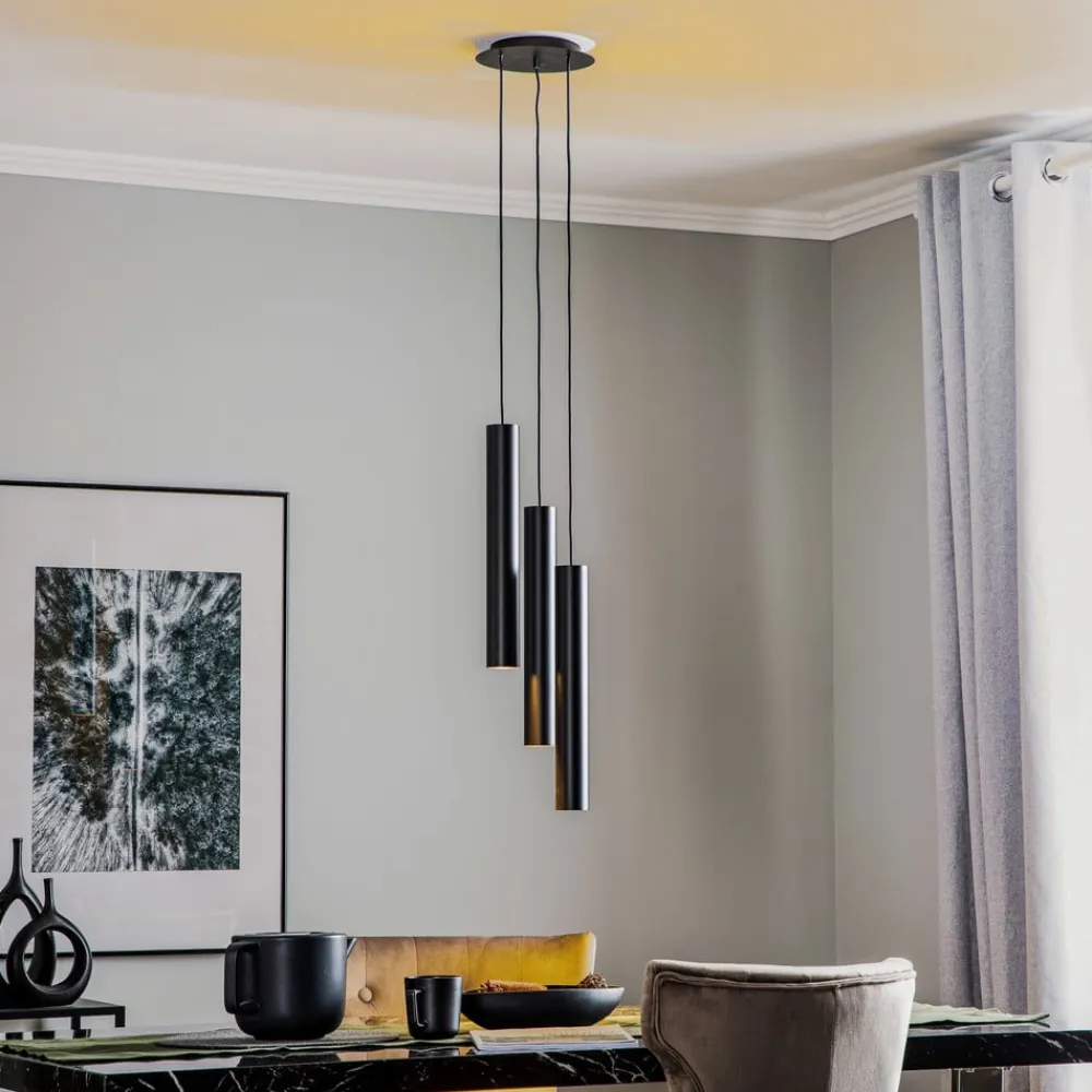 Nowodvorski Lighting Hængelampe Eye L, sort, 3 lyskilder