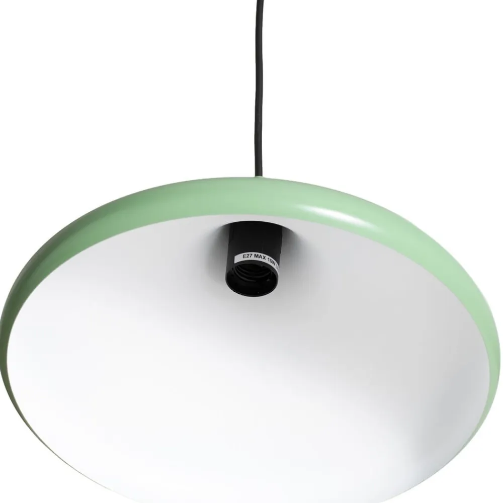 Opviq Hængelampe Eysan, mintgrøn, metal, Ø 35 cm, E27