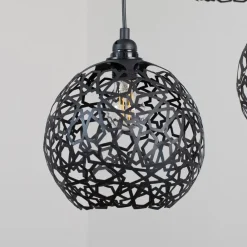 Hængelampe Fellini MR-787 3 lyskilder rund sort^Opviq Outlet