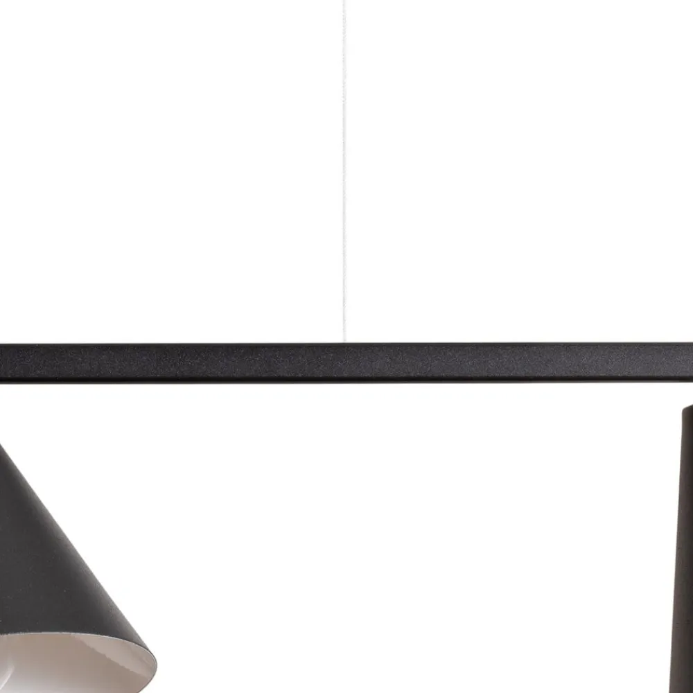 ALDEX Pendellamper|Pendellamper>Hængelampe form 4, sort, metal, 4 lyskilder, kegle, E27