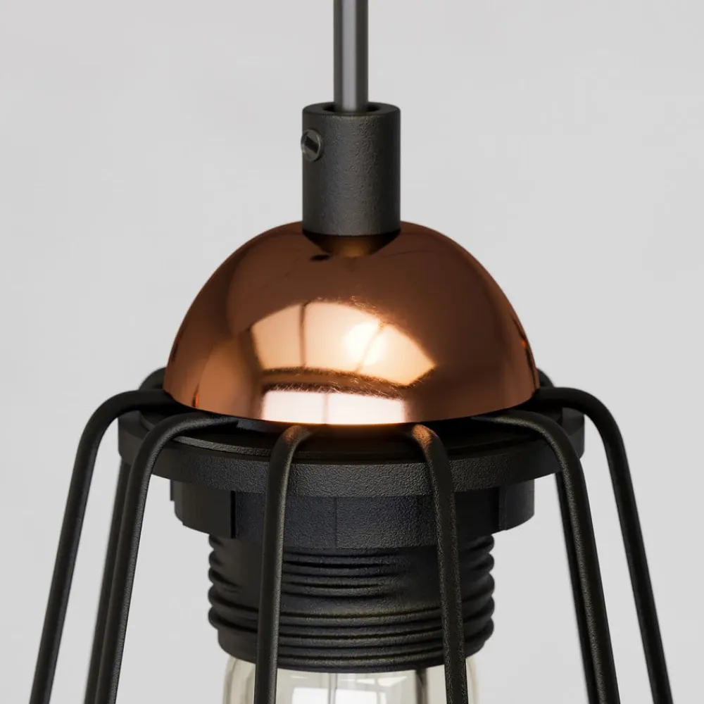 Hængelampe Galaxy med fire bur-skærme^TK Lighting Clearance