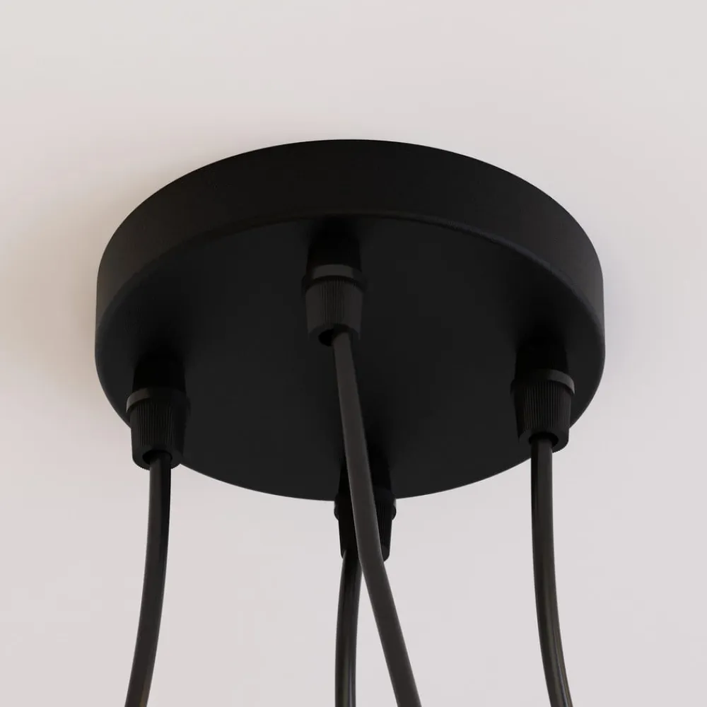 Hængelampe Galaxy med fire bur-skærme^TK Lighting Clearance