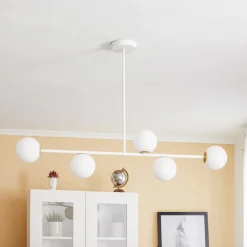 SIGMA Pendellamper>Hængelampe Gama 5, 5 lyskilder, hvid