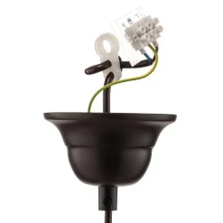 Nowodvorski Lighting Hængelampe Garret I i mørkebrun/kobber Ø 50 cm