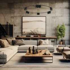 Eko-Light Arbejdsrum/Kontor>Hængelampe Genesis, aluminium, sort, 15 x GU10, Ø 100 cm