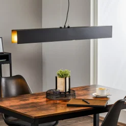 EMIBIG LIGHTING Hængelampe Gentor 4, længde 96 cm i sort