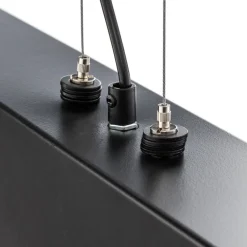 EMIBIG LIGHTING Hængelampe Gentor 4, længde 96 cm i sort