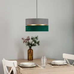 Hængelampe Golden Duo grå/mørkegrøn/guld^Duolla Online