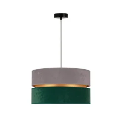 Hængelampe Golden Duo grå/mørkegrøn/guld^Duolla Online